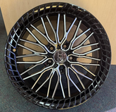 18" Drastic DS4-M Wheel 🌟 18X8 +38 5X114.3 🌟 C.B 73.1 Black & Machined Window Rim